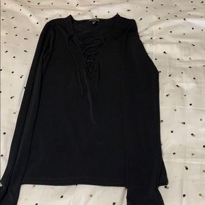 Black dress shirt from express